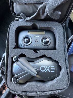 OXE Foldable Drone with Controller — Black